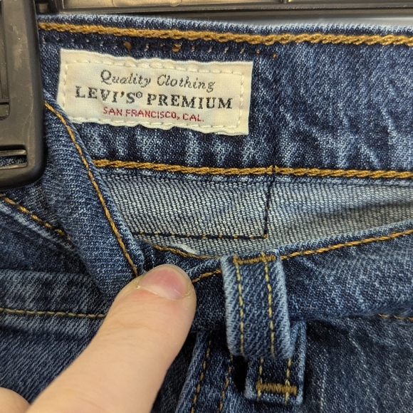 Levi’s 501 High Rise Skinny Button Fly Medium Wash Jeans Women’s 24 - Picture 6 of 8